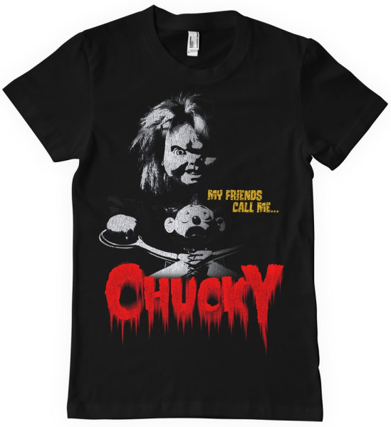 Chucky Call Me Chucky T-Shirt Black