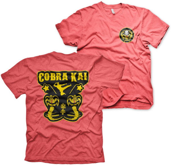 Cobra Kai Kickback T-Shirt Red-Heather