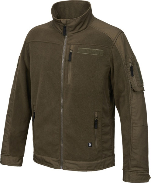 Brandit Men Jacke Fleecejacket Ripstop Olive