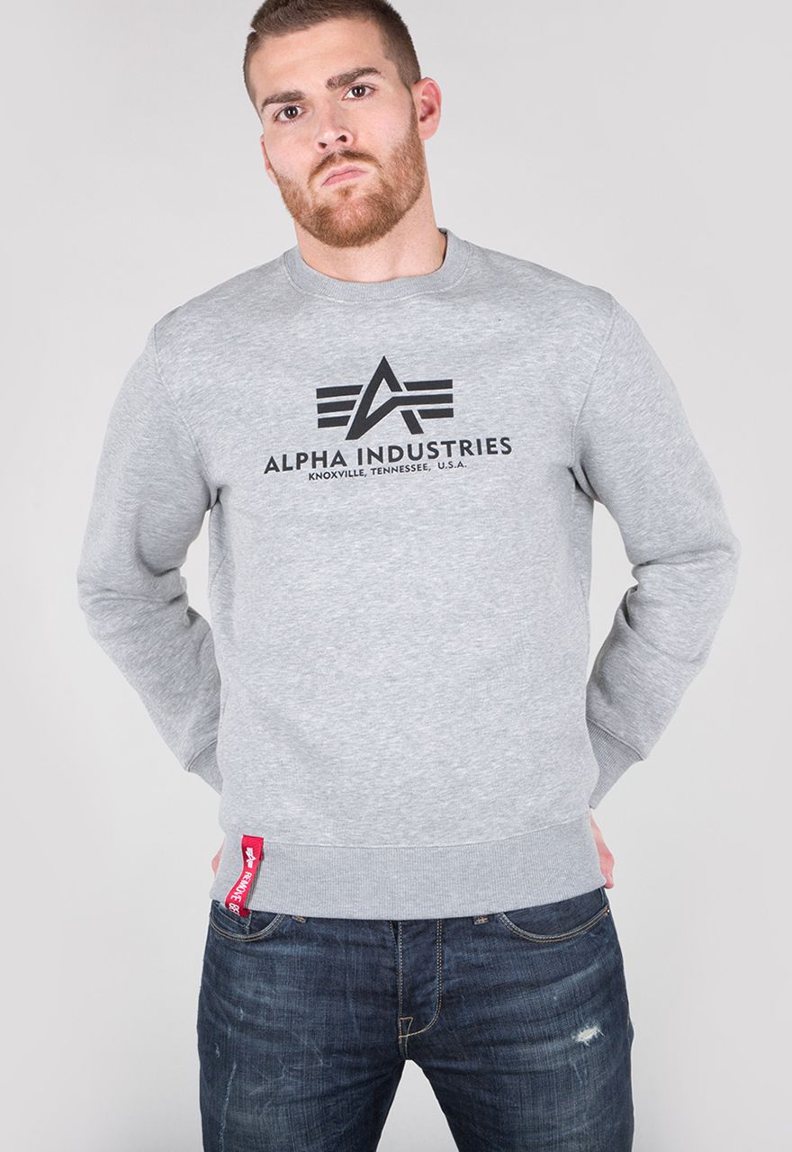 | Grey | Heather Alpha Sweatshirts Basic / Men Sweater Sweatshirts Hoodies Industries Lifestyle / | Hoodies
