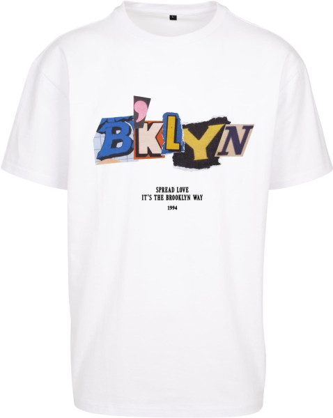 MT Upscale T-Shirt Brklyn Oversizetee White