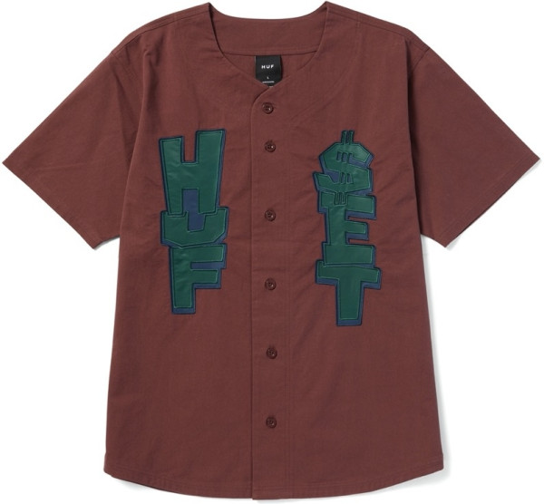 HUF Hemd Team Baseball Jersey BU00189