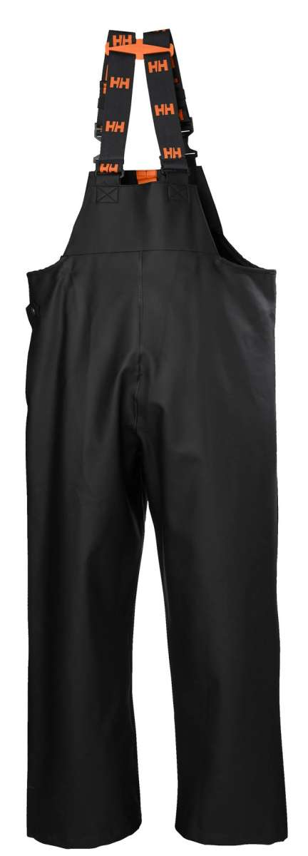 Helly Hansen Latzhose 70583 Storm Fishing Rain Bib 990 Black Bibs Overalls Men s Clothing Workwear kustom kult