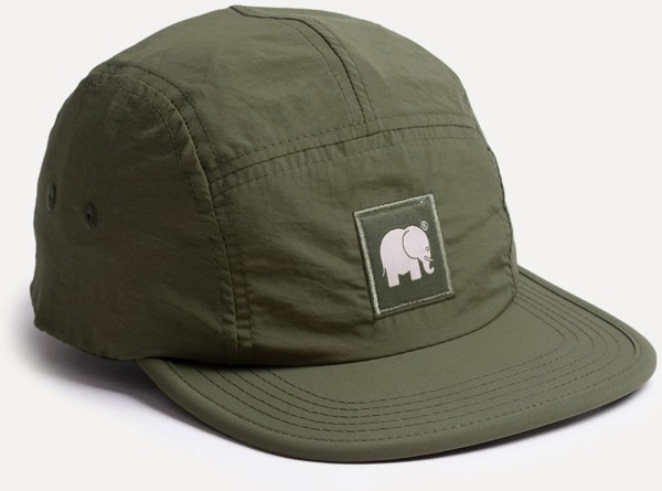 Trendsplant Cap Water Repellent Nylon Five Panel Cap Dark Olive