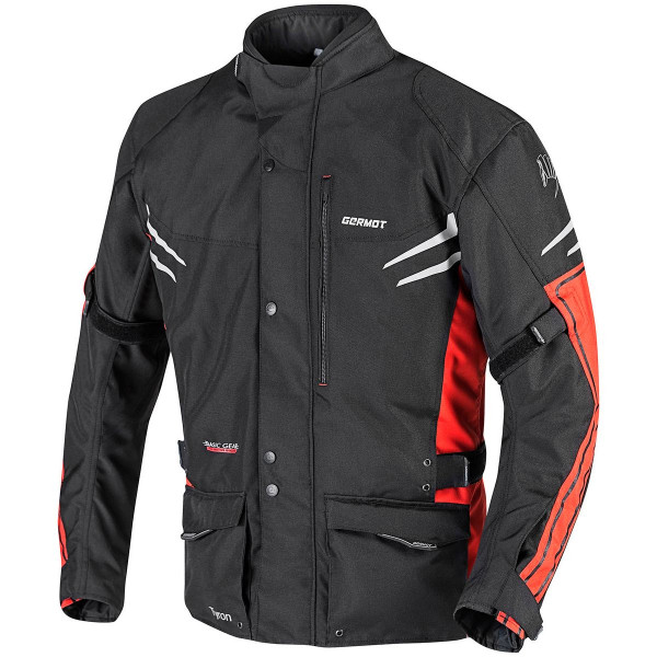 Germot Jacke Textiljacke Tyron Black/Red