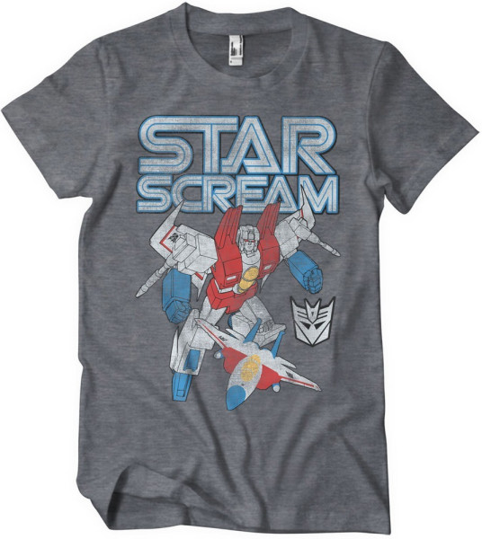 Transformers Starscream Washed T-Shirt Dark/Heather