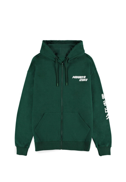 My Hero Academia - Deku - Men's Zipper Hoodie Green