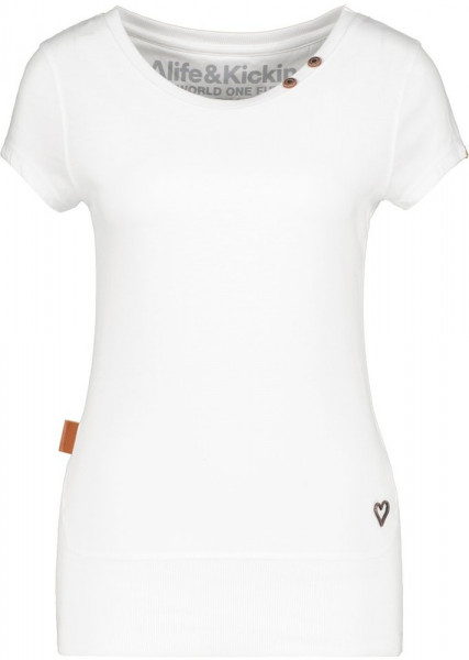 Alife & Kickin Damen T-Shirt CocoAK A Shirt White