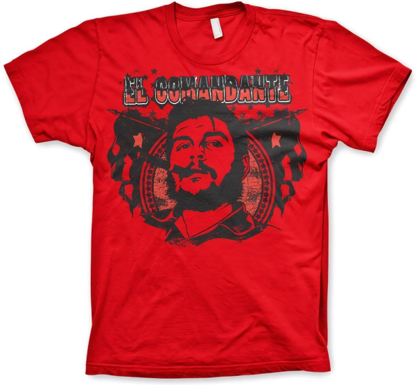 Hybris Che Cigar El Comandante T-Shirt Red