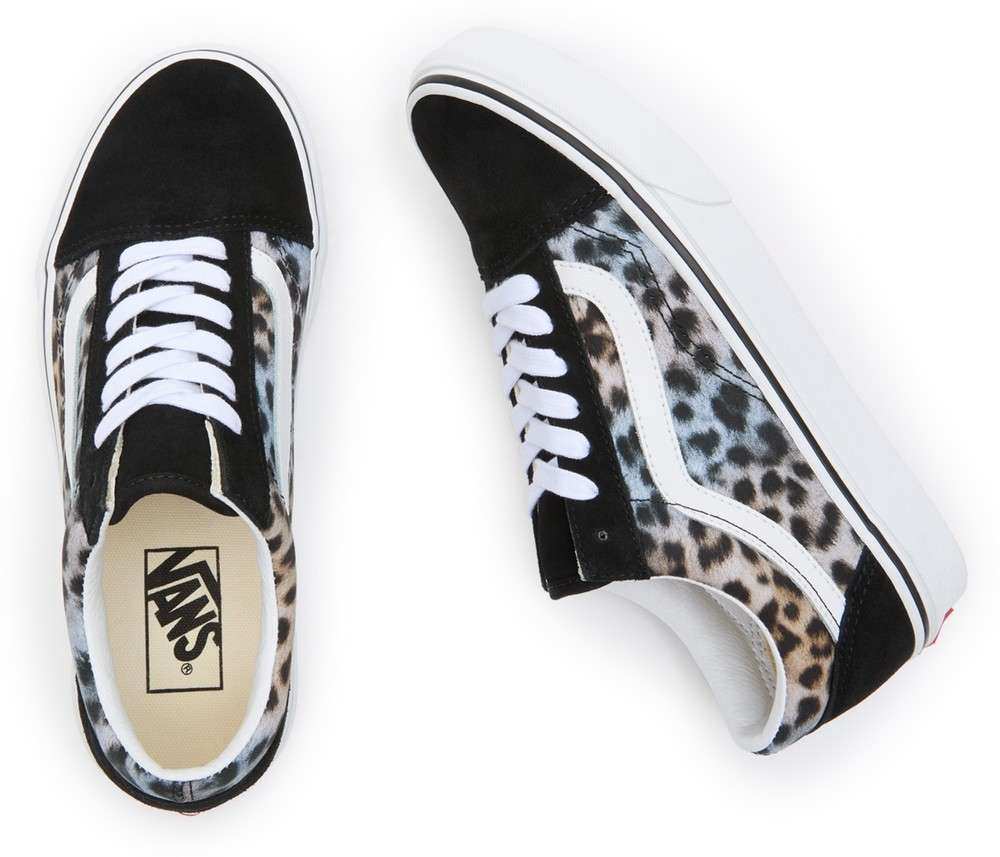 Vans Unisex Lifestyle Classic FTW Sneaker Ua Old Skool Black Cheetah Schuhe Herren Lifestyle kustom kult