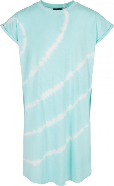 Urban Classics Mädchen Girls Tie Dye Dress Aquablue