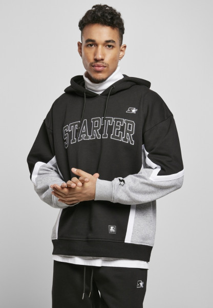 Starter Black Label Hoodie Throwback Hoody Black/Heathergrey