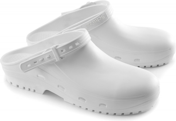 Schu'zz Schuzz Herren Clog Sicherheitsschuhe Sécu Homme Blanc / Weiß