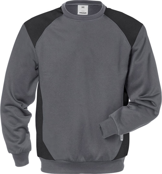 Fristads Sweatshirt 7148 SHV Grau/Schwarz