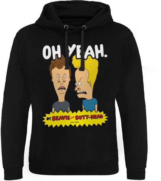 Beavis and Butt-Head Oh Yeah Epic Hoodie Black