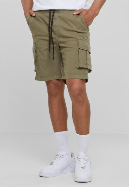 Urban Classics Drawstring Cargo Shorts Olive