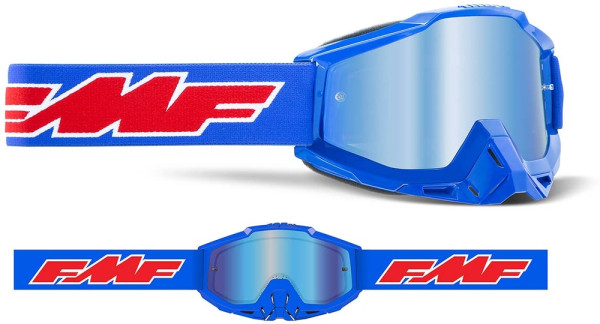 FMF Schutzbrille Goggles Powerbomb Rocket (Mirror Silver) 23100