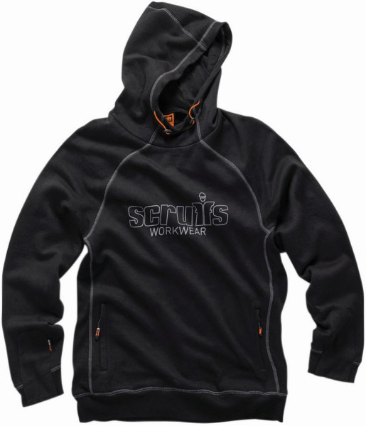 Scruffs Hoodie Kapuzenpullover „Trade“ -Schwarz