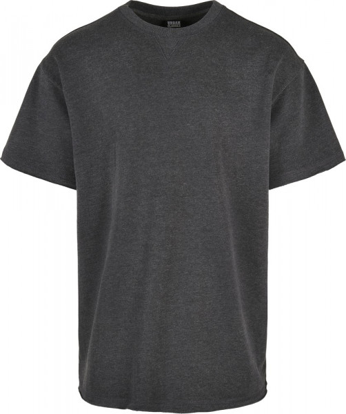 Urban Classics Herringbone Terry Tee Charcoal