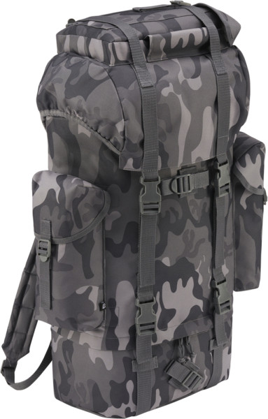 Brandit Tasche Nylon Rucksack in grey-camo