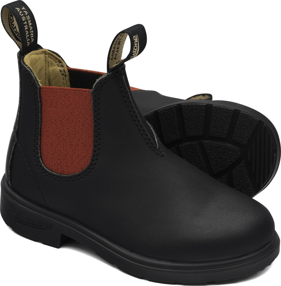 Blundstone Kinder Stiefel Boots 581 Leather Elastic Kids Black