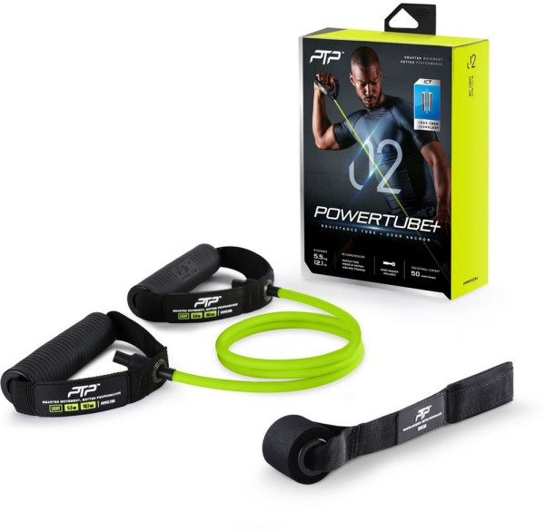 PTP Fitnessband Powertube+ Resistance Tube + Tür Anker Set