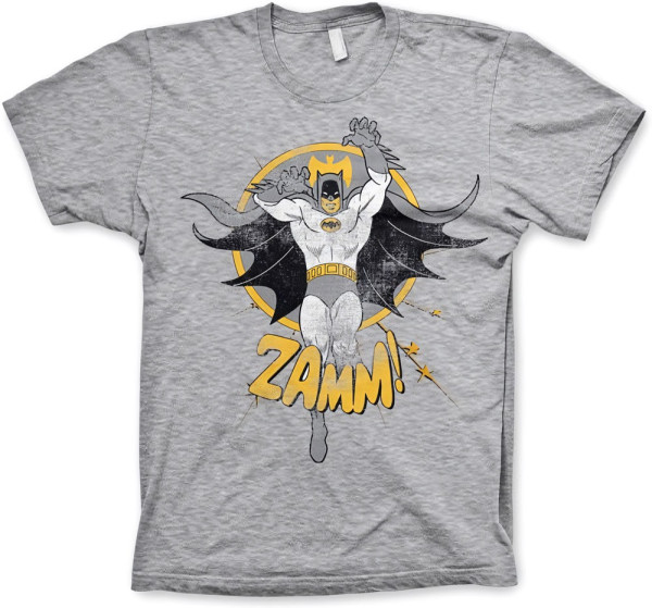 Batman Zamm! T-Shirt Heather-Grey