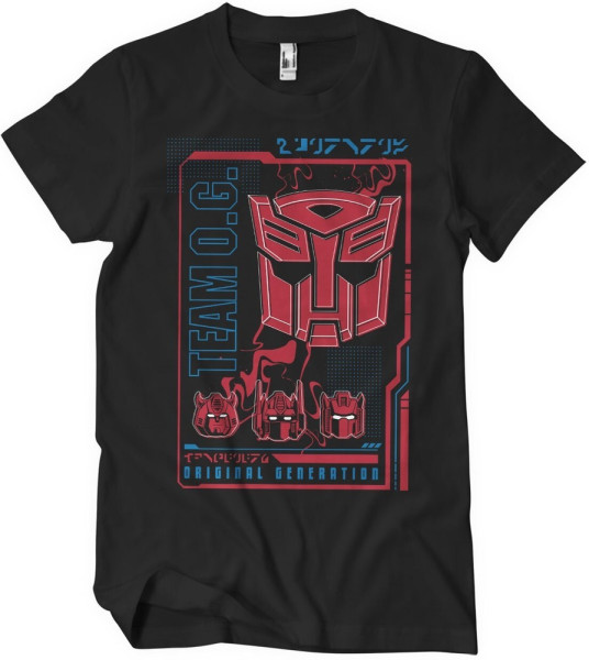 Transformers Autobots Original Generation T-Shirt Black