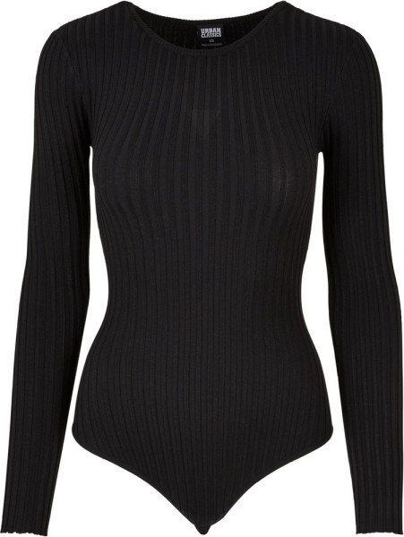 Urban Classics Damen Ladies Rib Tops Knit Women Longsleeve Body | T-Shirts Lifestyle | / 