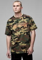 Cayler & Sons T-Shirt CSBL Patched Oversized Tee Woodland Camouflage/Orange