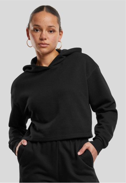 Urban Classics Damen Ladies Oversized Cropped Light Terry Hoodie TB6854