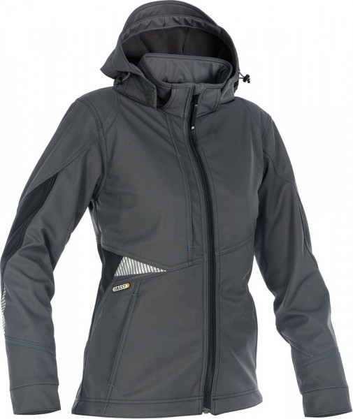 Dassy Softshell-Jacke für Damen Gravity Women PES21 Anthrazitgrau/Schwarz