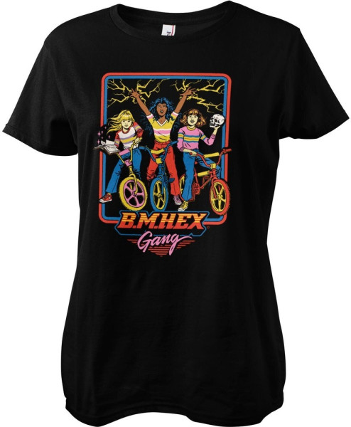 Steven Rhodes B.M.Hex Gang Girly Tee Damen T-Shirt Black