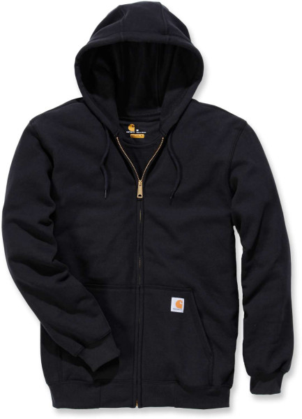 Carhartt Sweatshirt Midweight Hooded Zip Front Sweatshirt Black