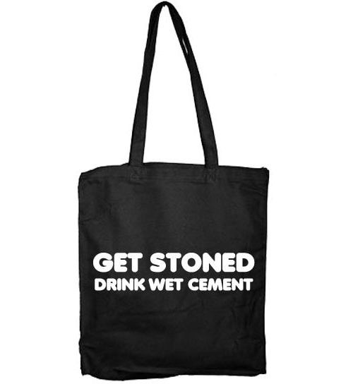 Tokigt Get Stoned Drink Wet Cement Tote Bag SH-4-10118-H6-8