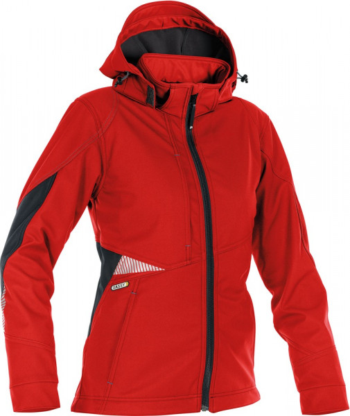 Dassy Softshell-Jacke für Damen Gravity Women PES21 Rot/Schwarz