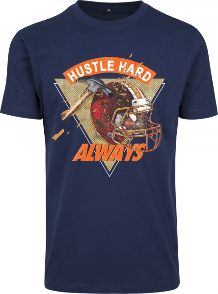 Mister Tee T-Shirt Hustle Hard Always Tee Light Navy