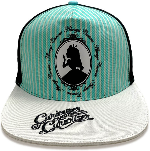 Disney Alice In Wonderland - Curious (Snapback Cap) Cap Blue