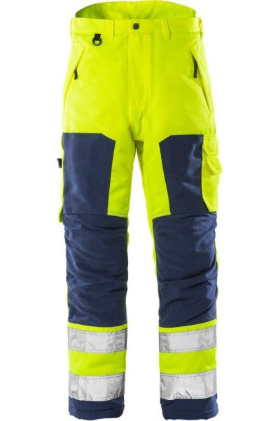 Fristads Warnschutz-Hose High Vis Winterhose Kl. 2 2034 PP Warnschutz-Gelb/Marine