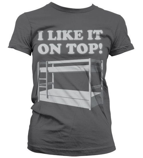 Tokigt Damen I Like It On Top Girly T-Shirt SH-5-15740-H10-11