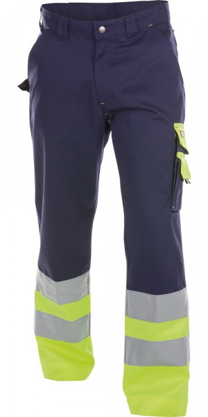 Dassy Warnschutzhose Omaha PESCO61 Dunkelblau/Neongelb