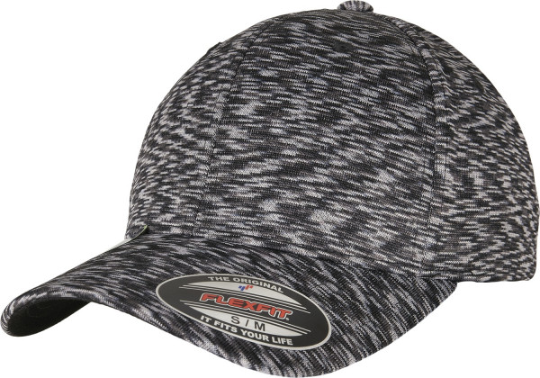 Flexfit Cap Stripes Melange Flexfit Darkgrey Melange