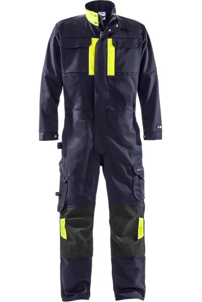 Fristads Schweisser overall 8044 WEL Marine/Warnschutz-Gelb