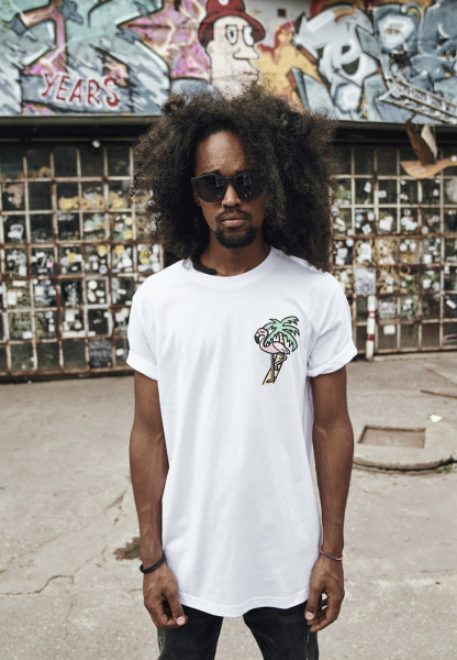 Mister Tee T-Shirt Flamingo Tee White