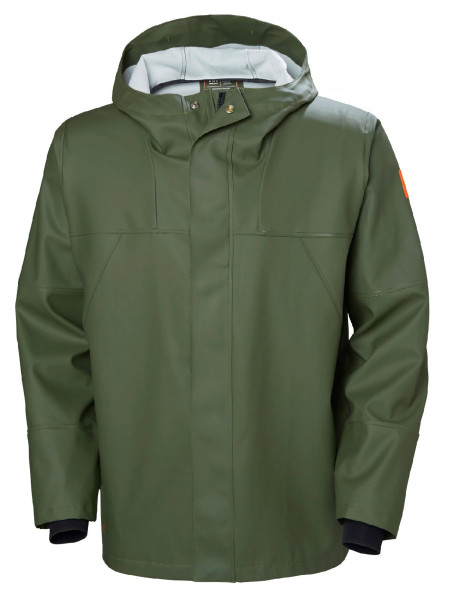 Helly Hansen Regenjacke 70283 Storm Fishing Rain Jacket 480 Army Green