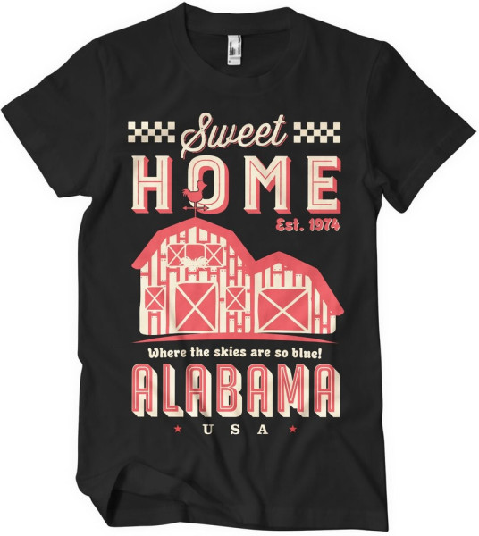 Sweet Home Alabama T-Shirt Black