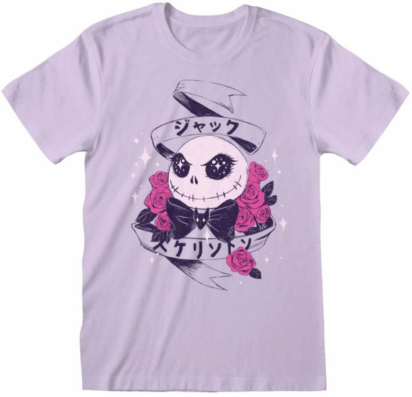 Nightmare Before Christmas - Kawaii Jack (Unisex Pink T-Shirt) T-Shirt