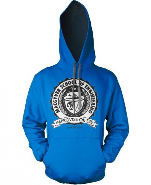 MacGyver School Of Engineering Hoodie Blue