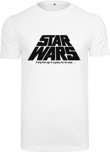 Merchcode T-Shirt Star Wars Original Logo Tee White