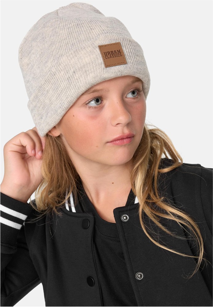 Urban Classics Mütze Produkte Kinder Kids | Pink/Heatherwhite Beanie 2-Pack Alle Logopatch